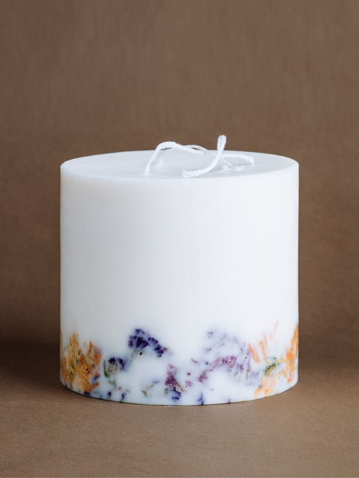 WILD FLOWERS LARGE CANDLE