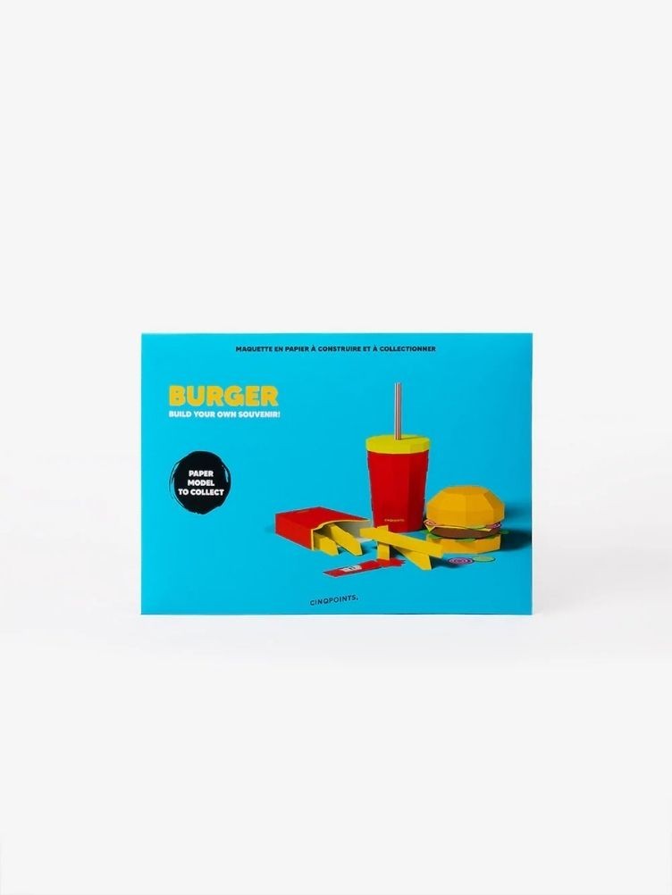 BURGER PAPER MODEL