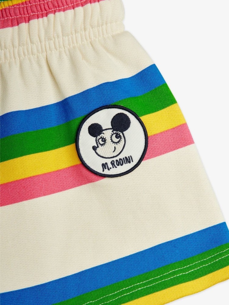 SHORT À RAYURES