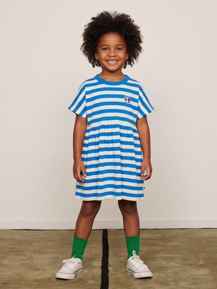 EARTH STRIPE DRESS