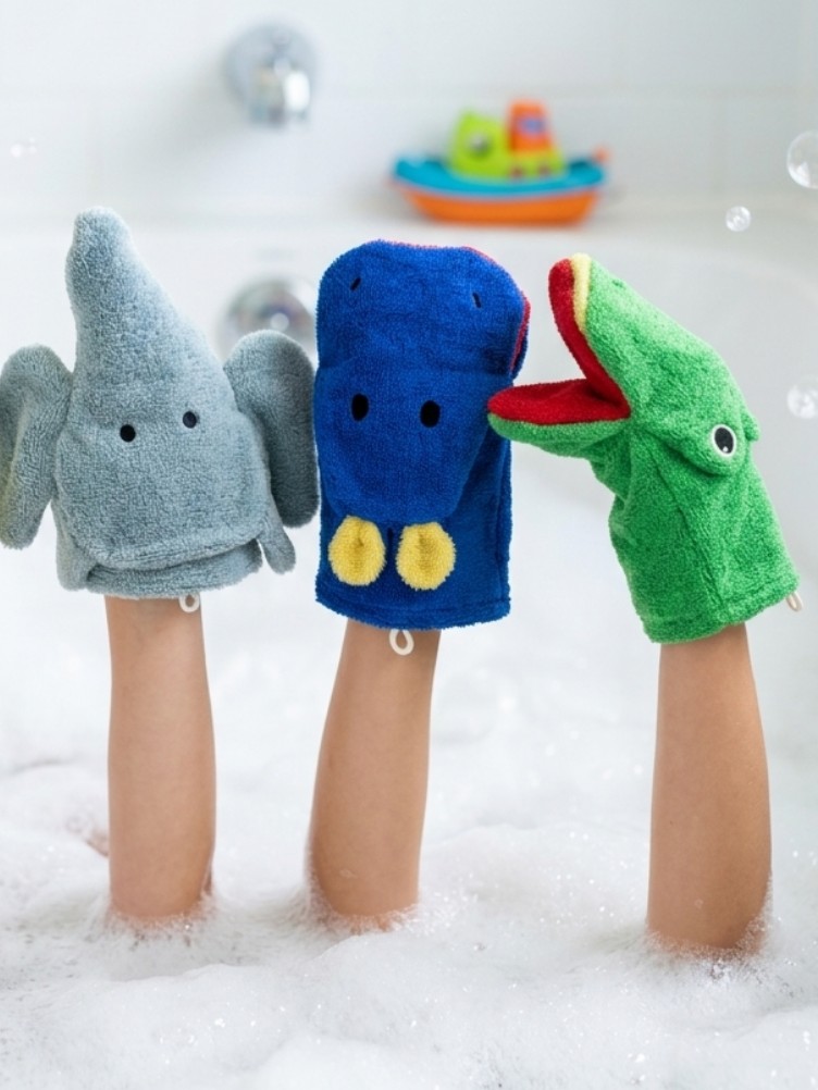 FROG WASHCLOTH