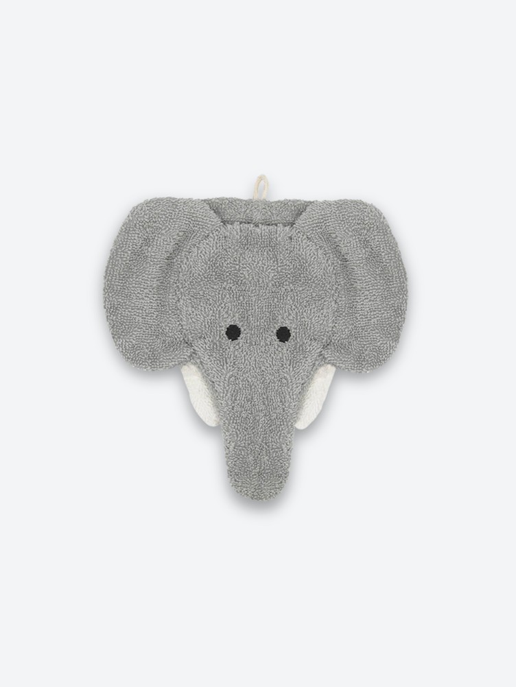 PETIT GANT DE TOILETTE ELEPHANT