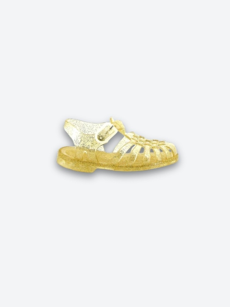 GLITZER-SANDALEN