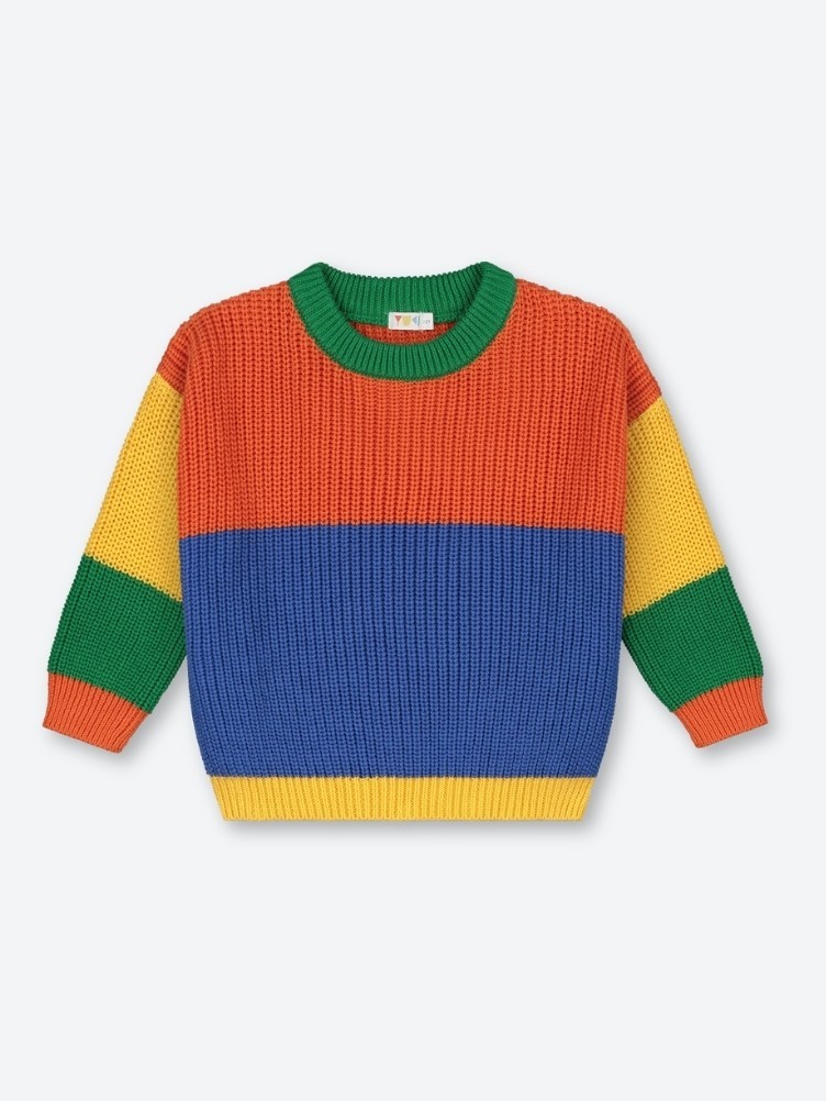 FLASHY COLOURBLOCK JUMPER