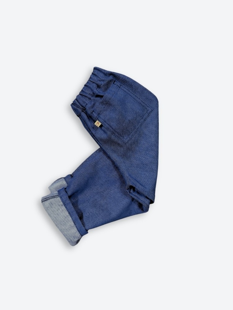 BLUE REGULAR-FIT JEANS