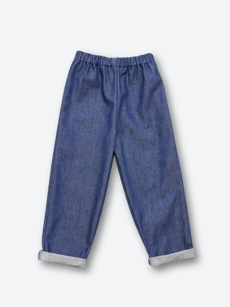 BLUE REGULAR-FIT JEANS