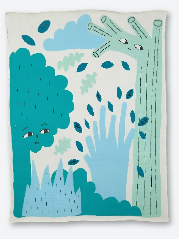 BABYDECKE BLAU