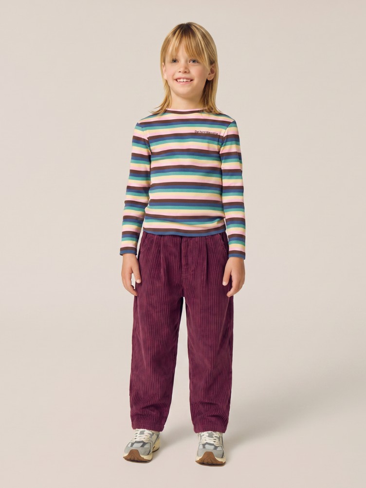 T-SHIRT RAYURES MULTICOLORES