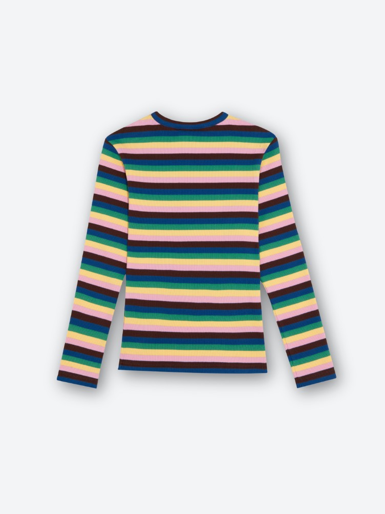 T-SHIRT RAYURES MULTICOLORES