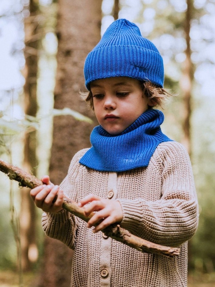 BLUE ENDLESS SCARF