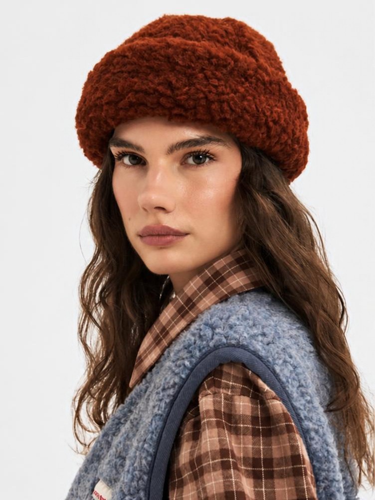 RUST WOOL HAT