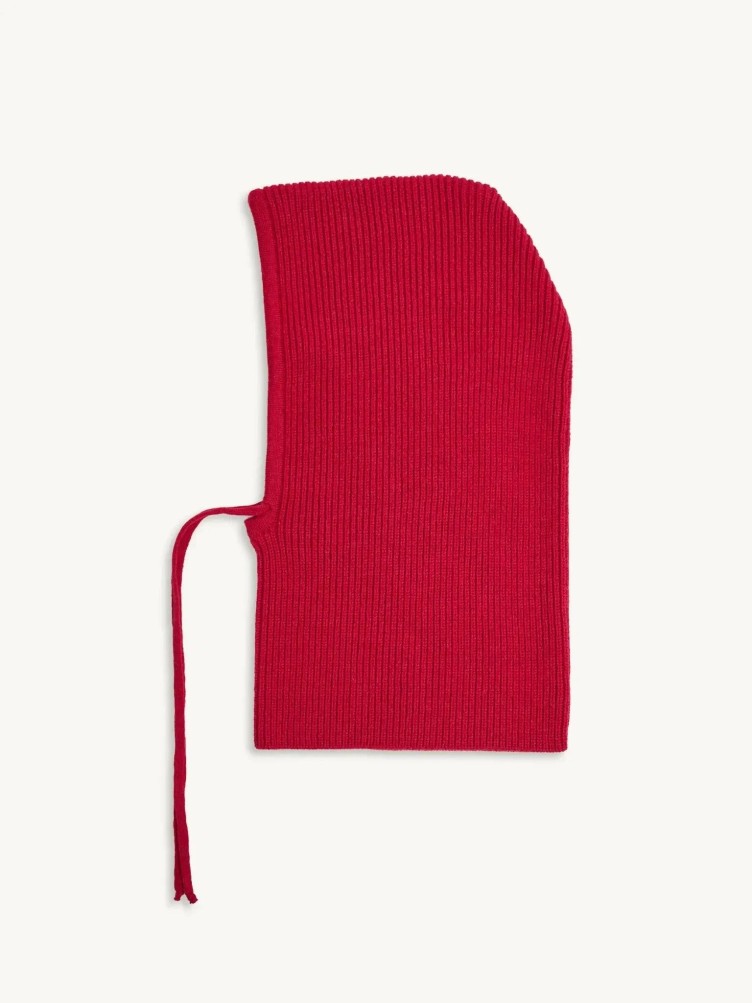 CAGOULE MERINOS ROUGE