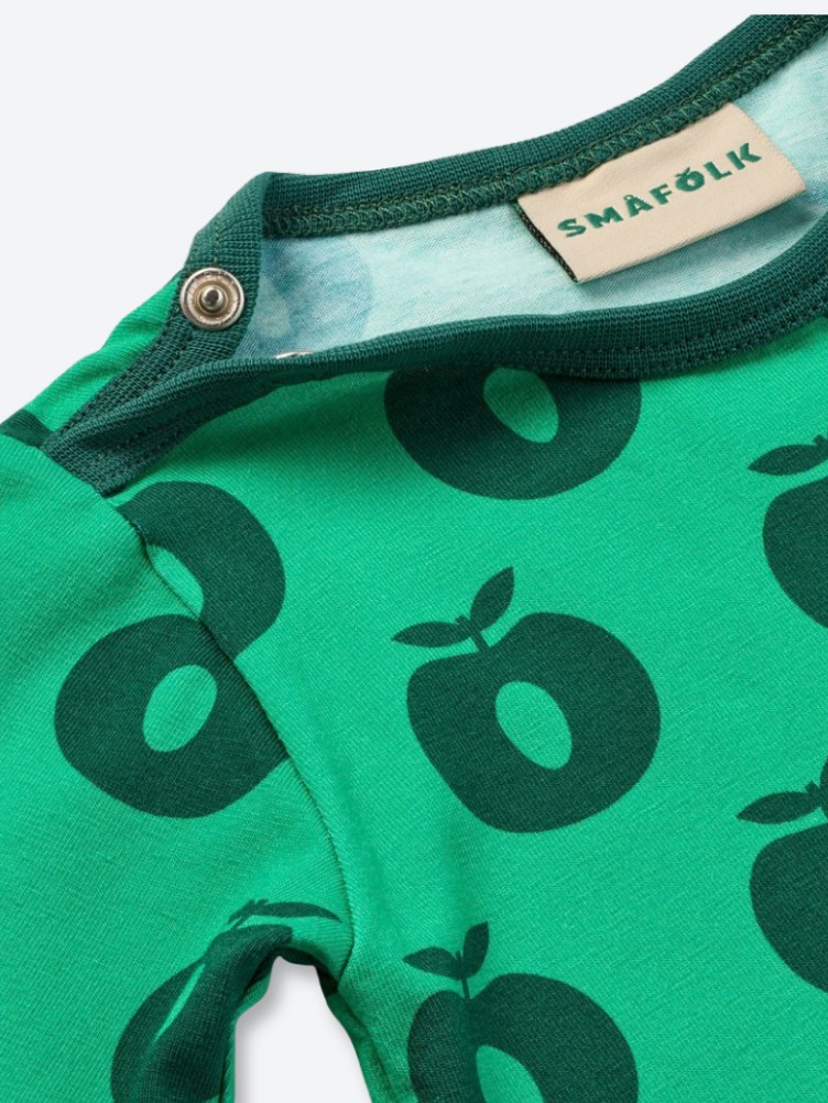 GRÜNER BABY-PYJAMA